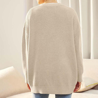 Polyester Blend Vest - V Neck Button Front & Easy Layering