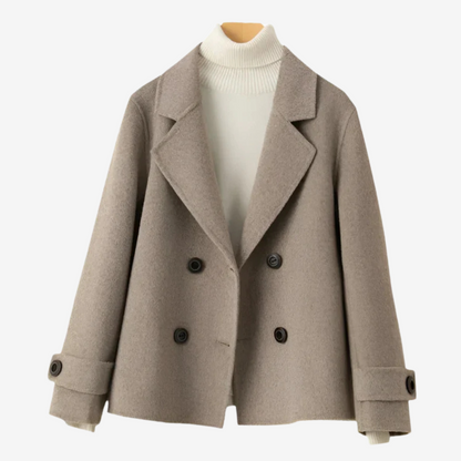 Poppy – Minimalist Double-Breasted Coat