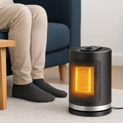 ThermoLite | Portable Space Heater with Adjustable Thermostat Control