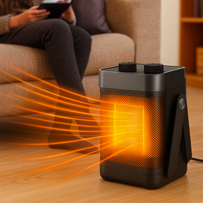 ThermoLite | Portable Space Heater with Adjustable Thermostat Control