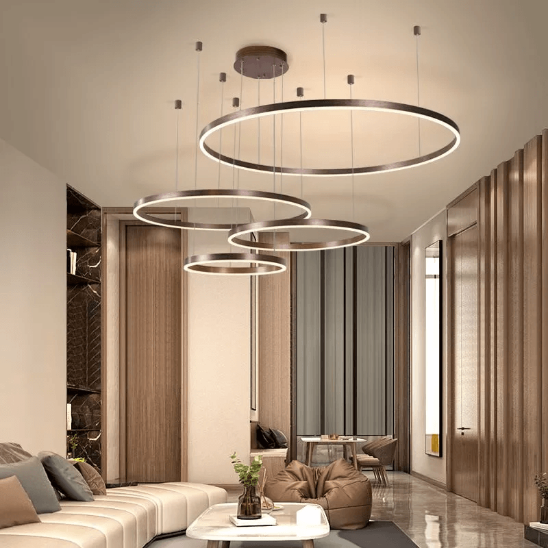 Modern Round LED Hanging Light For Dining Room