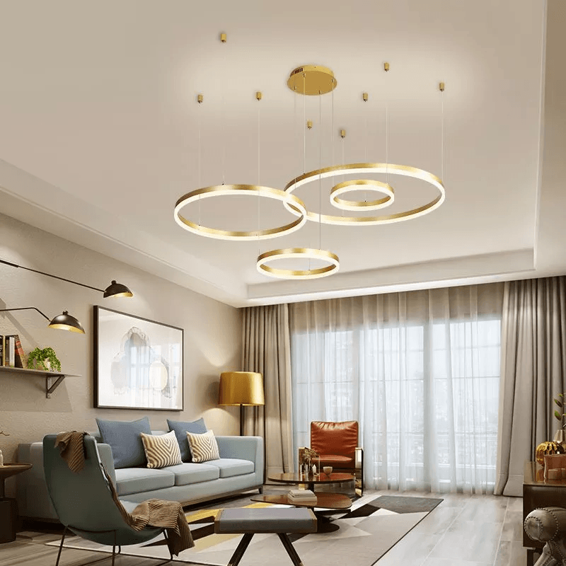 Modern Round LED Hanging Light For Dining Room