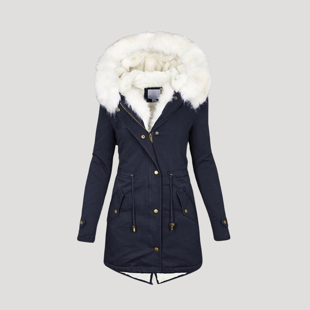 Premium Fur-Lined Parka Coat for Women