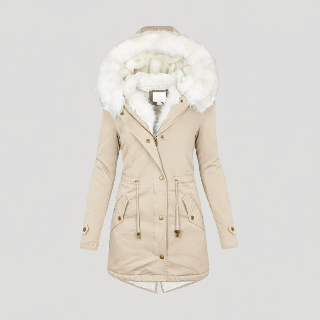 Premium Fur-Lined Parka Coat for Women