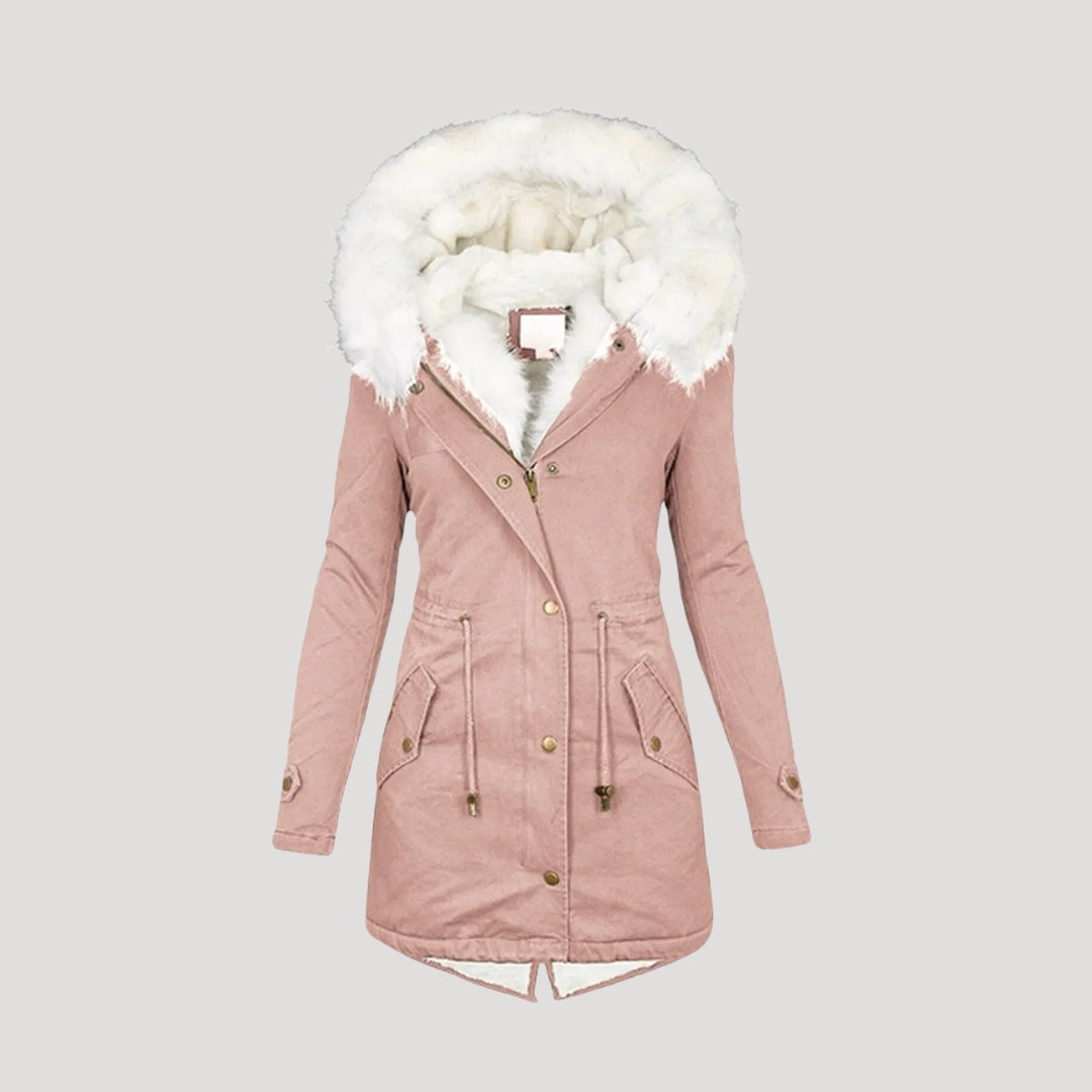 Premium Fur-Lined Parka Coat for Women
