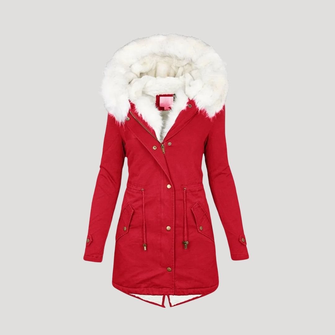 Premium Fur-Lined Parka Coat for Women