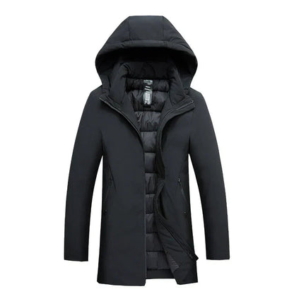 Aidan - Long Down-Filled Mens Jacket Winter