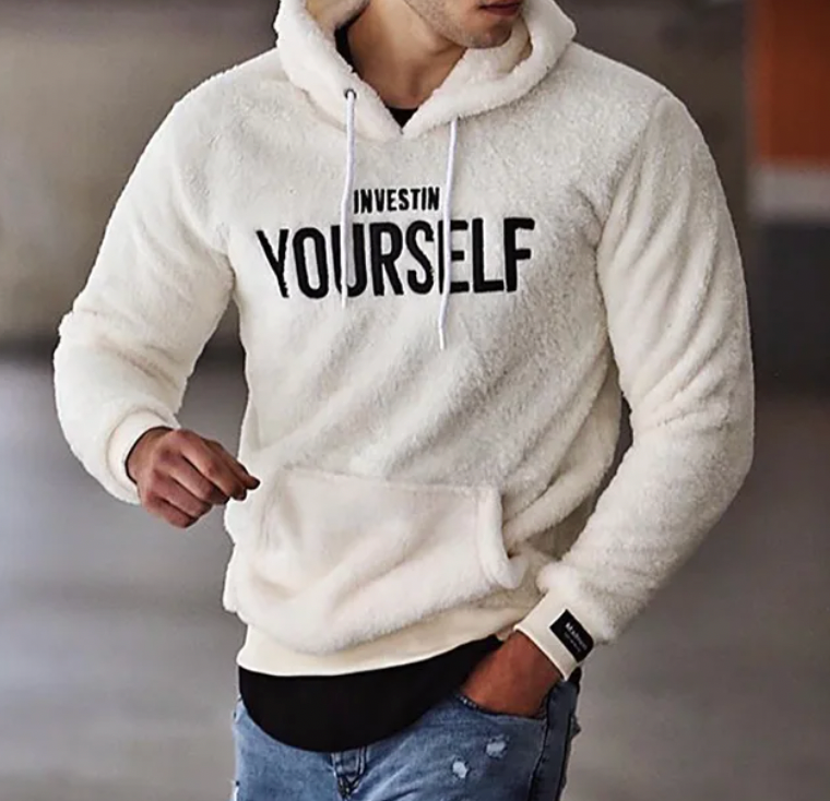 Allen | Embroidered Fleece Men's Hoodie