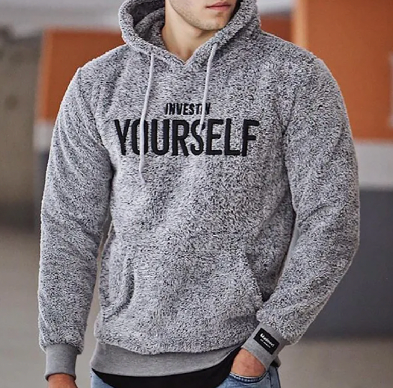 Allen | Embroidered Fleece Men's Hoodie