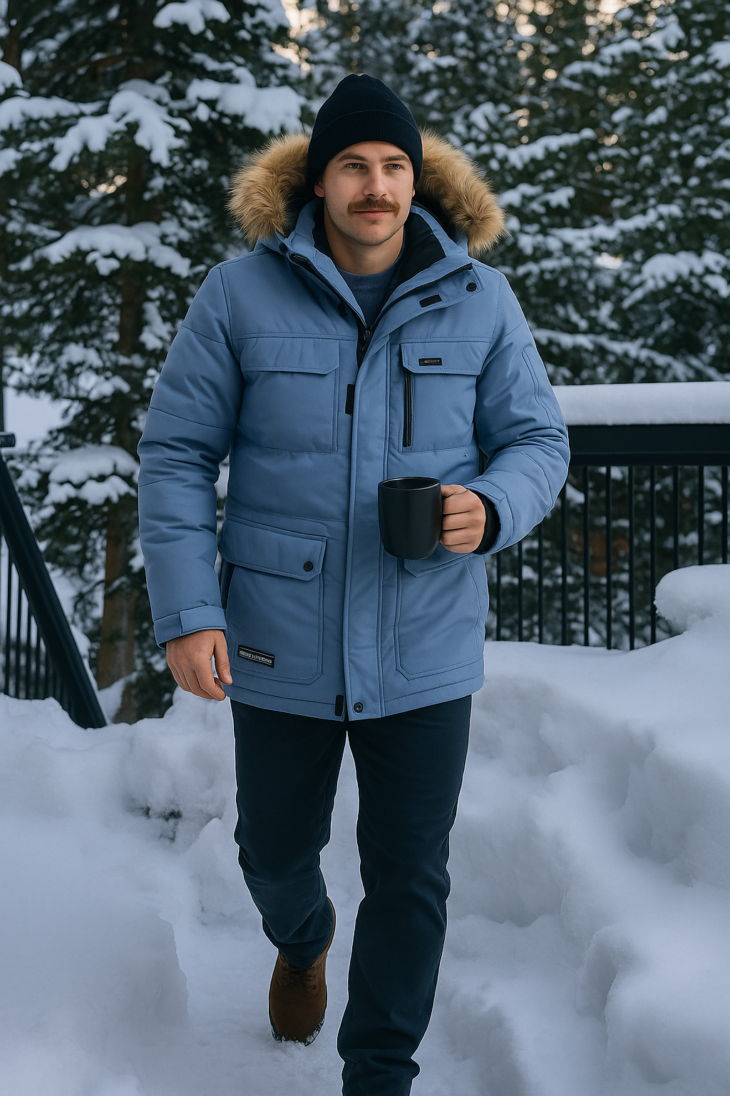 Carter | Thermal Winter Men's Parka Jacket