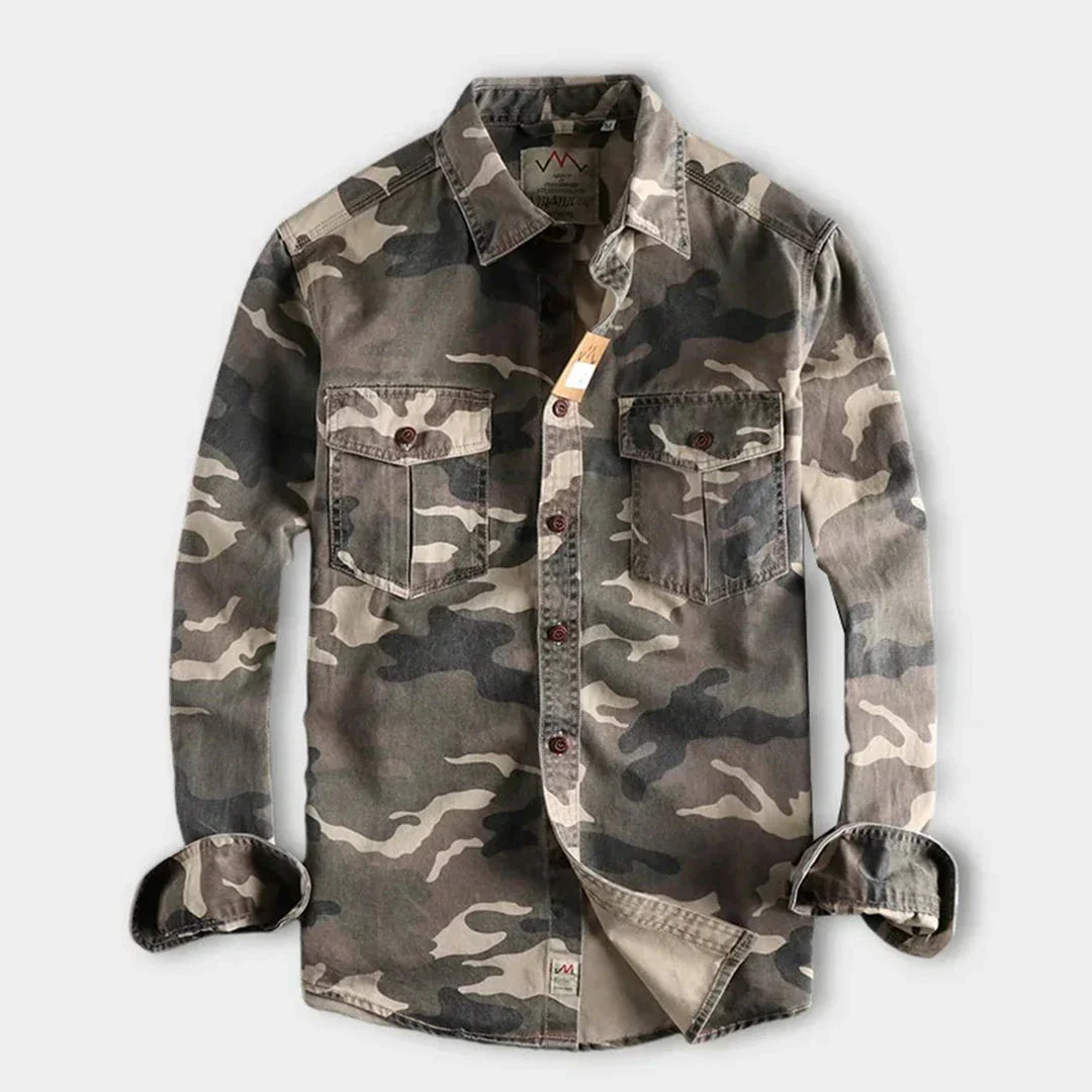 Men's Abel Military Camouflage Summer Shirt
