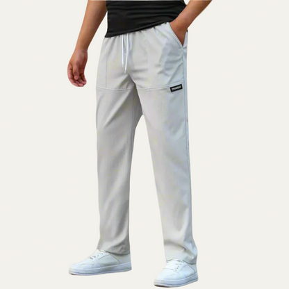 Men’s Loose Fit Casual Drawstring Athletic Trousers