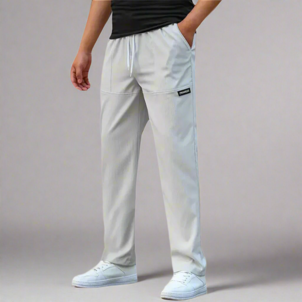 Men's Casual Loose Fit Elastic Stretch Joggers with Comfortable Relaxed Design
