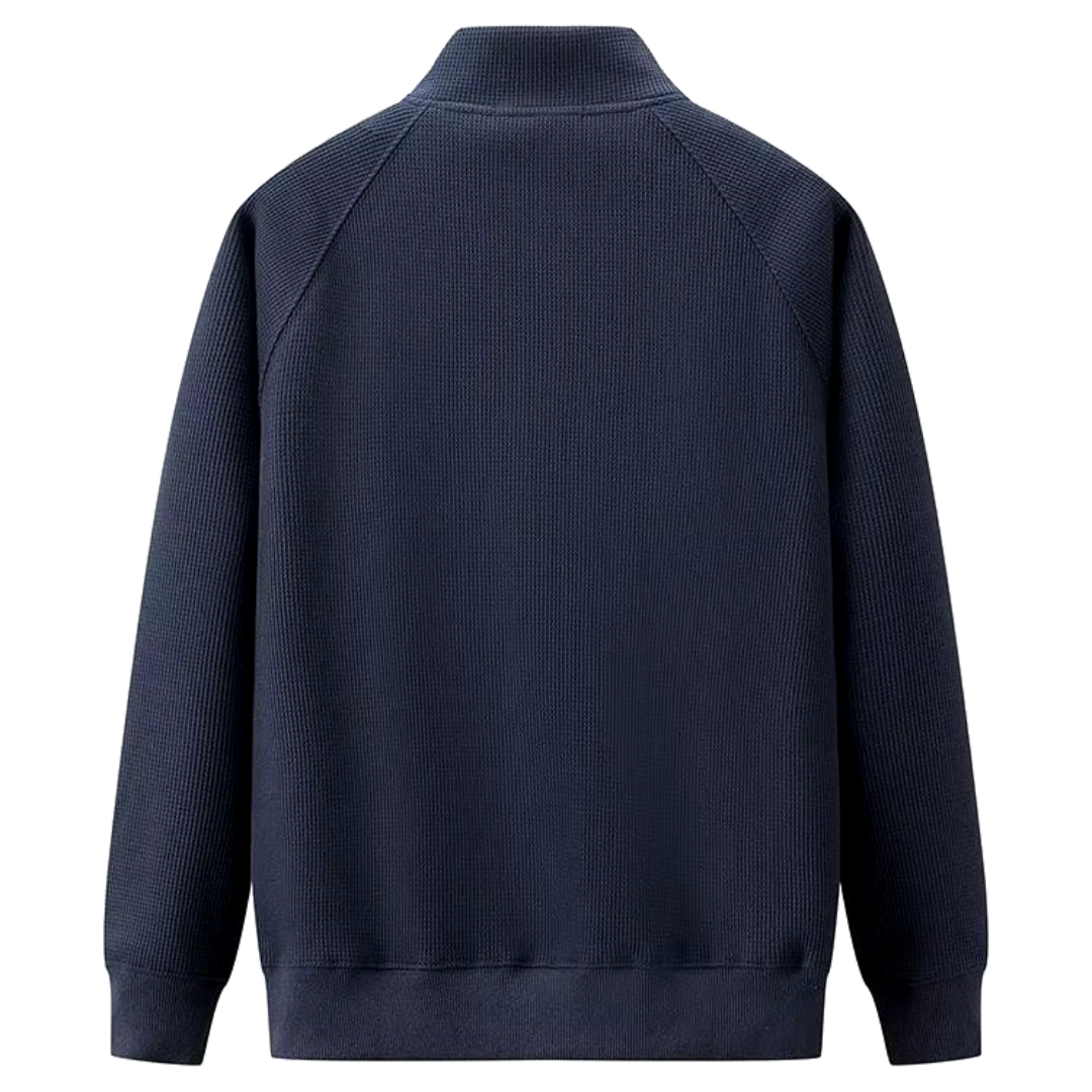 Pullover - Polyester Blend Zip Front And Easy On Off