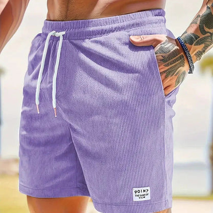 Zachary | Men’s Corduroy Shorts – Lightweight Stretch & Timeless Style