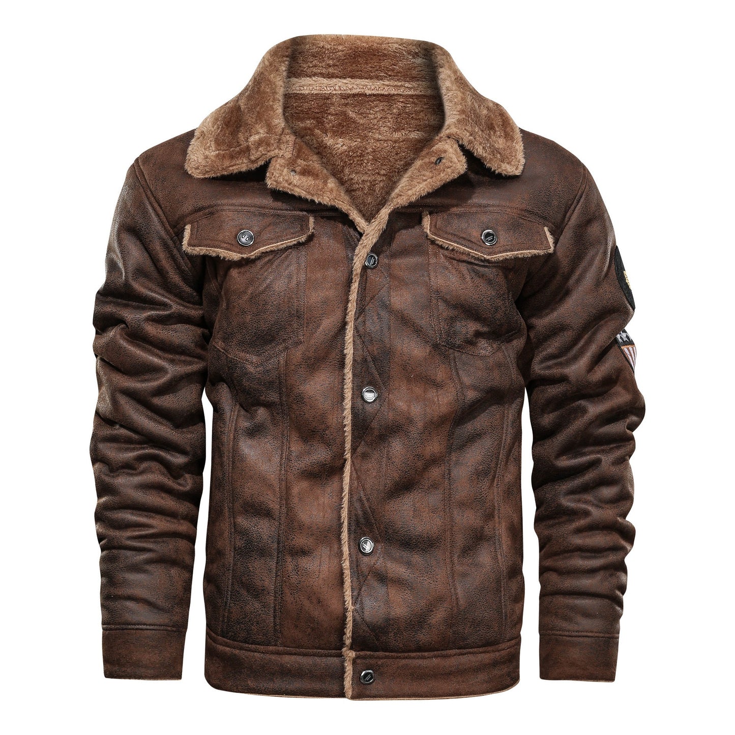 Luxury Leather Men's Biker Jacket - BritishElegance