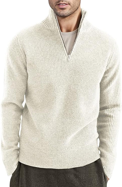 Quarter Zip Pullover – Shaped Collar & Easy Movement