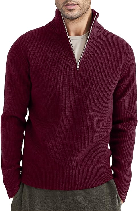 Quarter Zip Pullover – Shaped Collar & Easy Movement