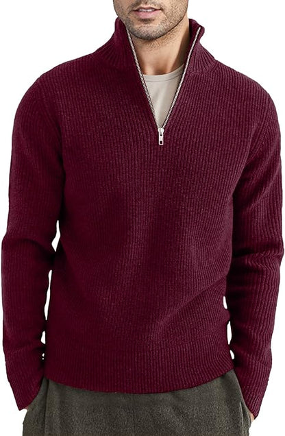 Quarter Zip Pullover – Shaped Collar & Easy Movement