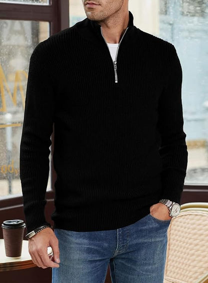 Quarter Zip Pullover – Shaped Collar & Easy Movement