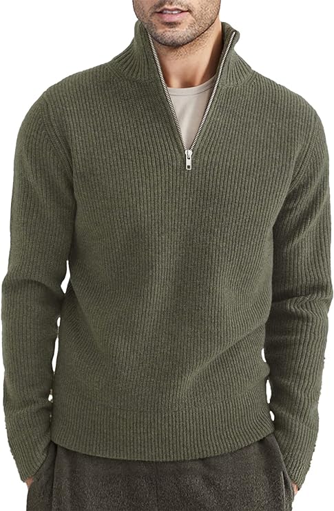Quarter Zip Pullover – Shaped Collar & Easy Movement