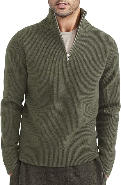 Quarter Zip Pullover – Shaped Collar & Easy Movement