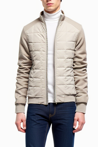 Warm Water Repellent Men's Puffer Coat - BritishElegance