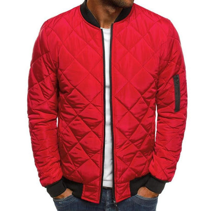 Men’s Lightweight Quilted Bomber Jacket