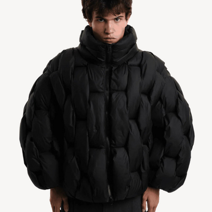 Men’s Oversized Cropped Puffer Jacket