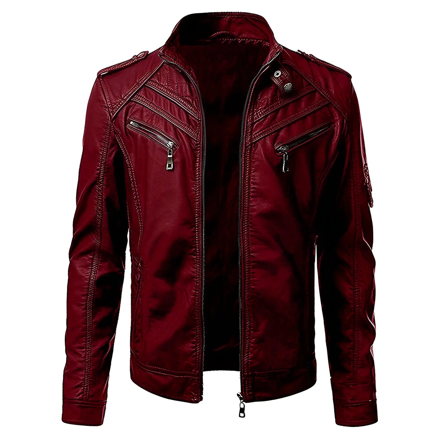 Quilted Zip-Up Jacket for Men