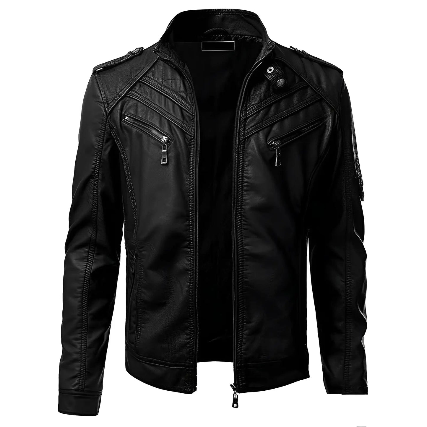 Quilted Zip-Up Jacket for Men