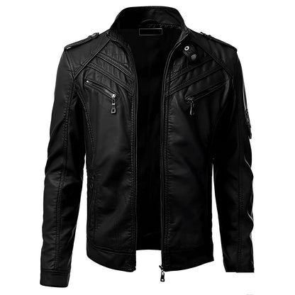 Quilted Zip-Up Jacket for Men