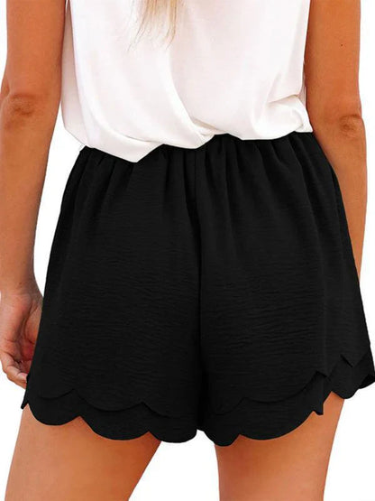 Quinisha Shorts | Layered Petal Shorts With Tie Waist