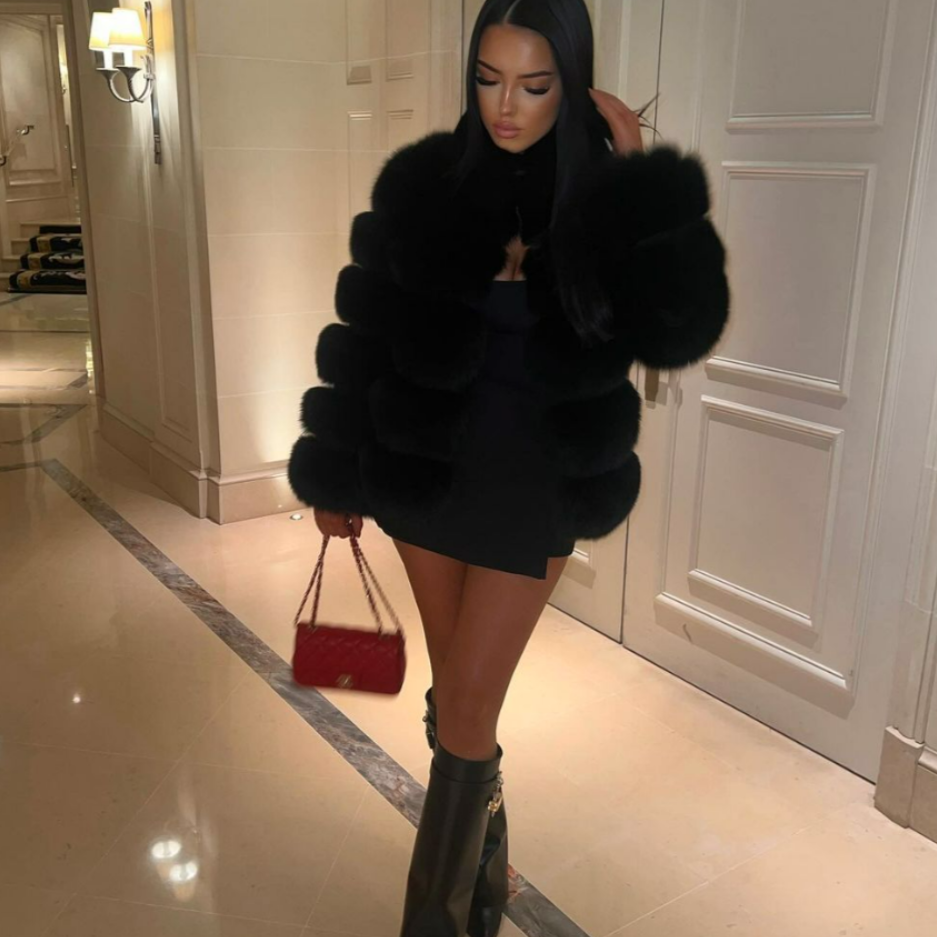 Plush Faux Fur Parka - Soft, Warm and Stylish Coat