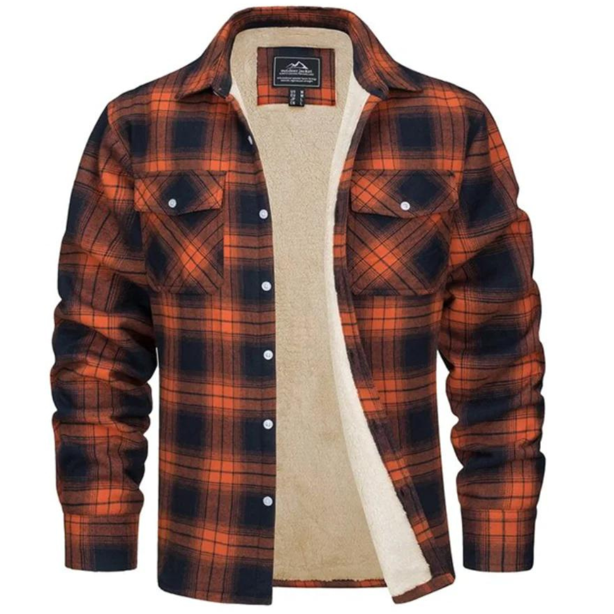 Classic Plaid Bomber Jacket with Thermal Lining - BritishElegance