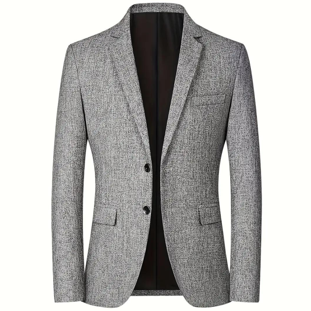 Stylish Men's Fit Blazer - Classic Lightweight Jacket - BritishElegance