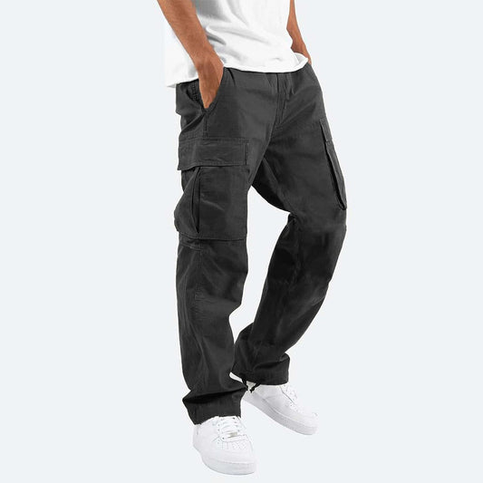 Comfortable Men's Grey Work Pants - BritishElegance
