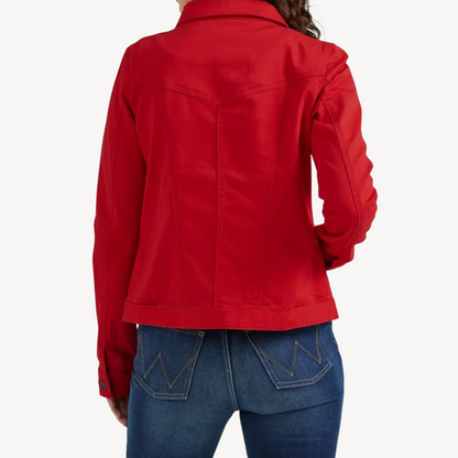 Women’s Slim Denim Cropped Jacket