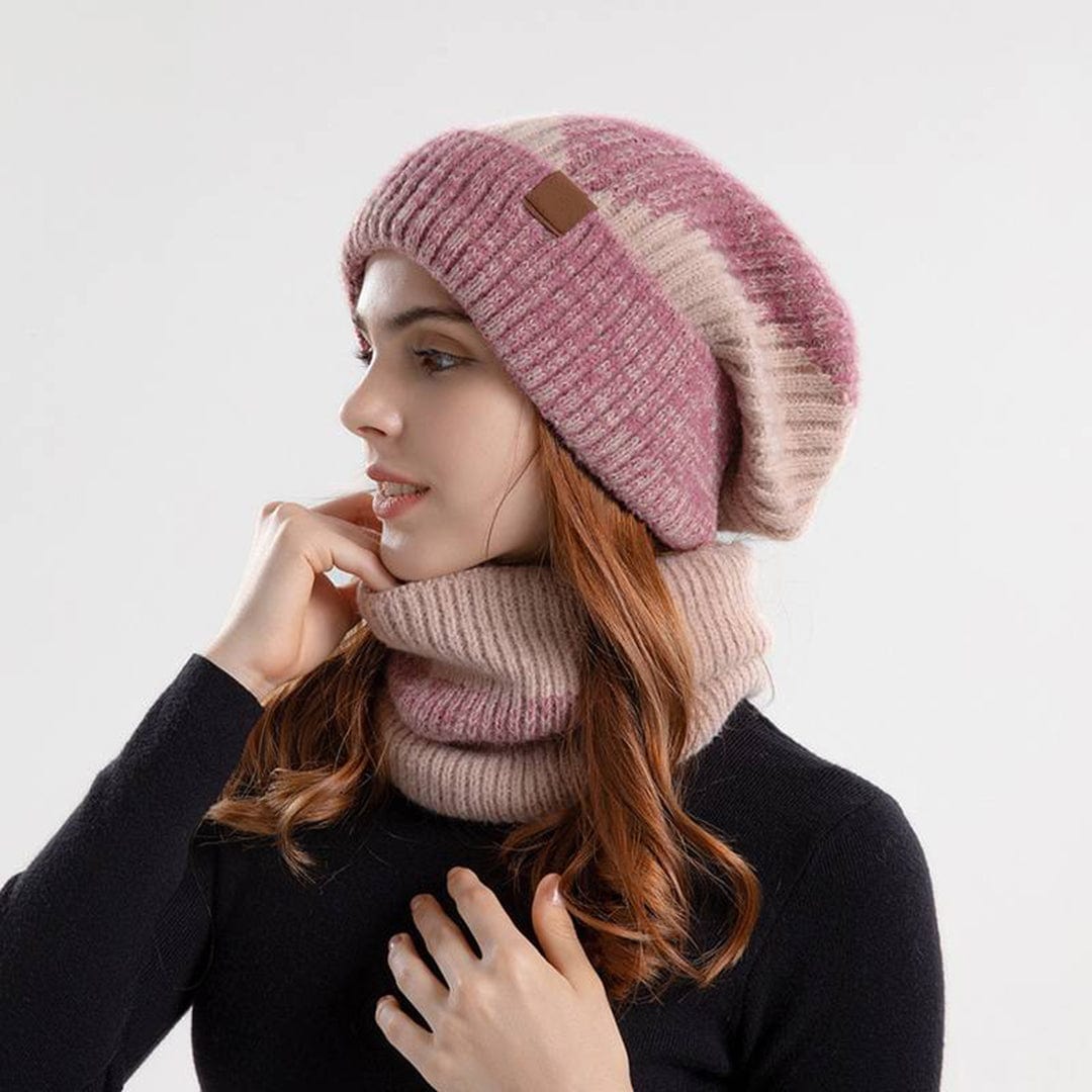 Classic Winter Hat and Scarf Set