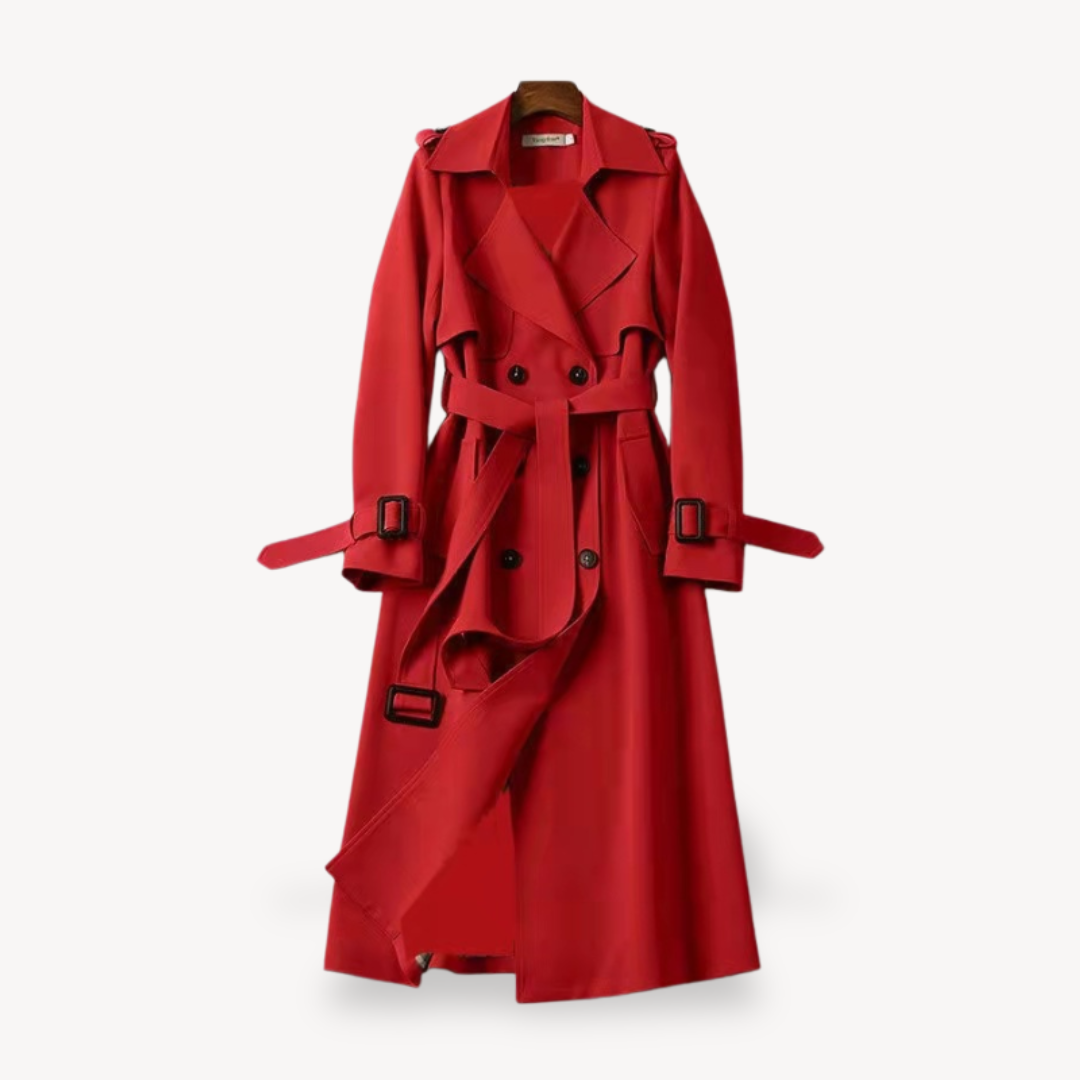 Women's Classic Trench Coat Jacket