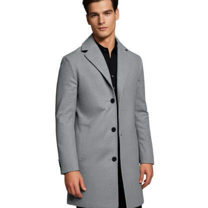 Men’s Classic Single Breasted Overcoat