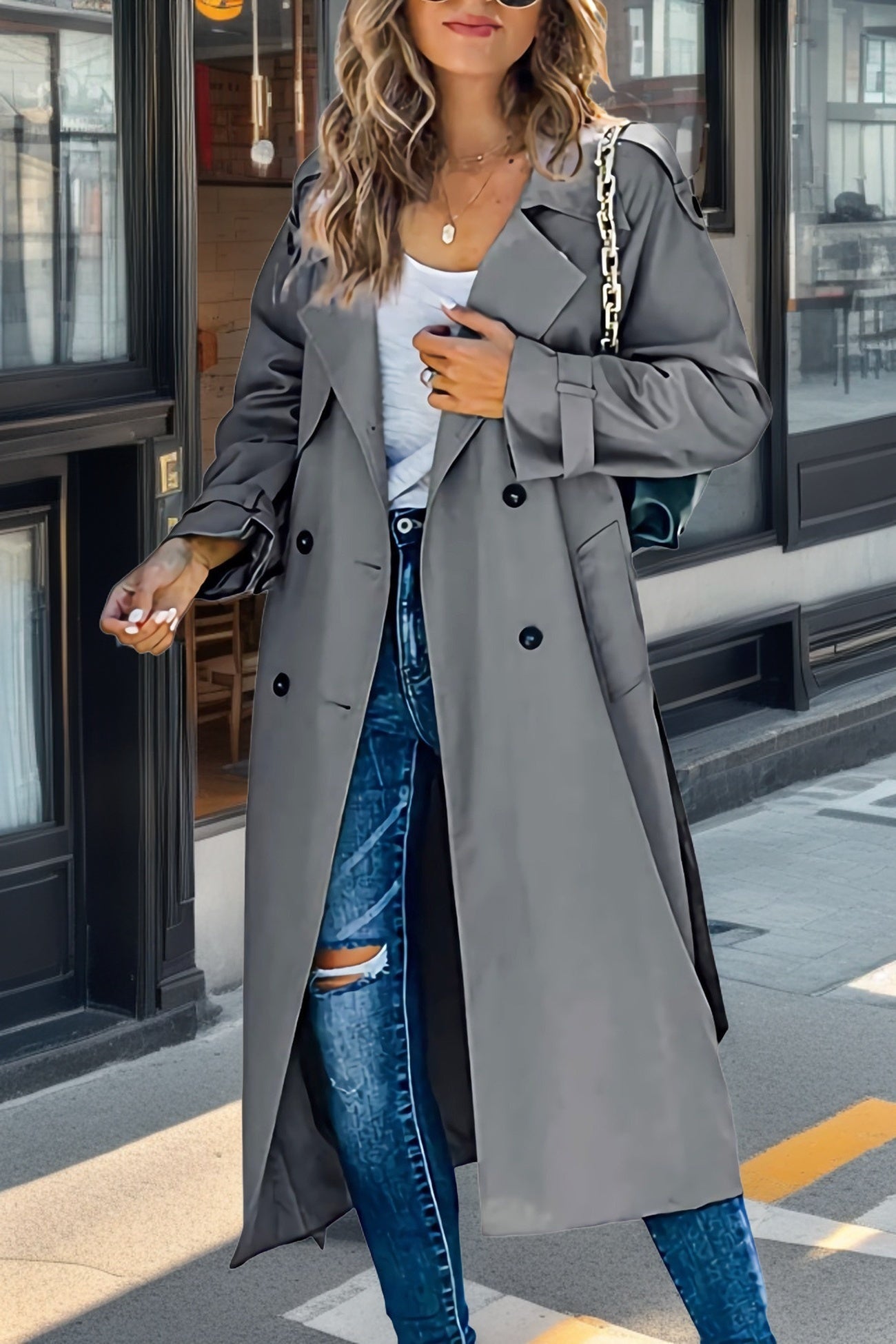 Classic Waterproof Women's Trench Coat