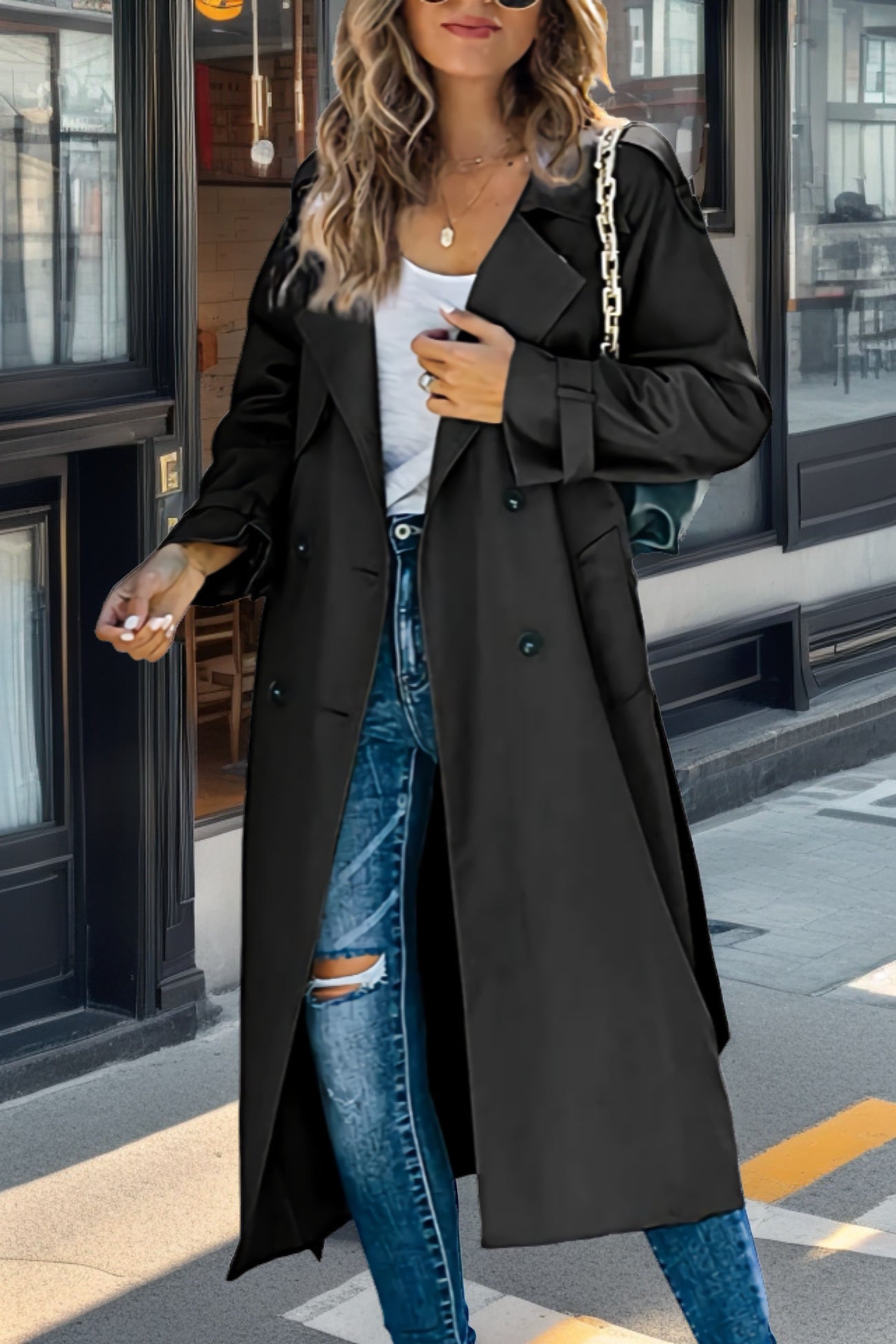 Classic Waterproof Women's Trench Coat