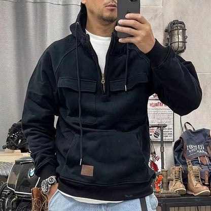 Ryder | Retro Motorcycle Hoodie for Men with Sleek Modern Look