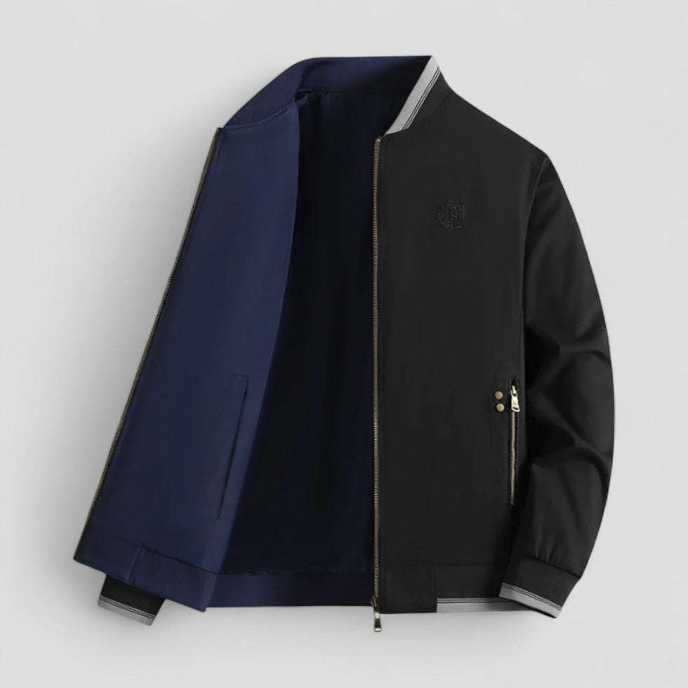 Men’s Reversible Embroidered Bomber Jacket