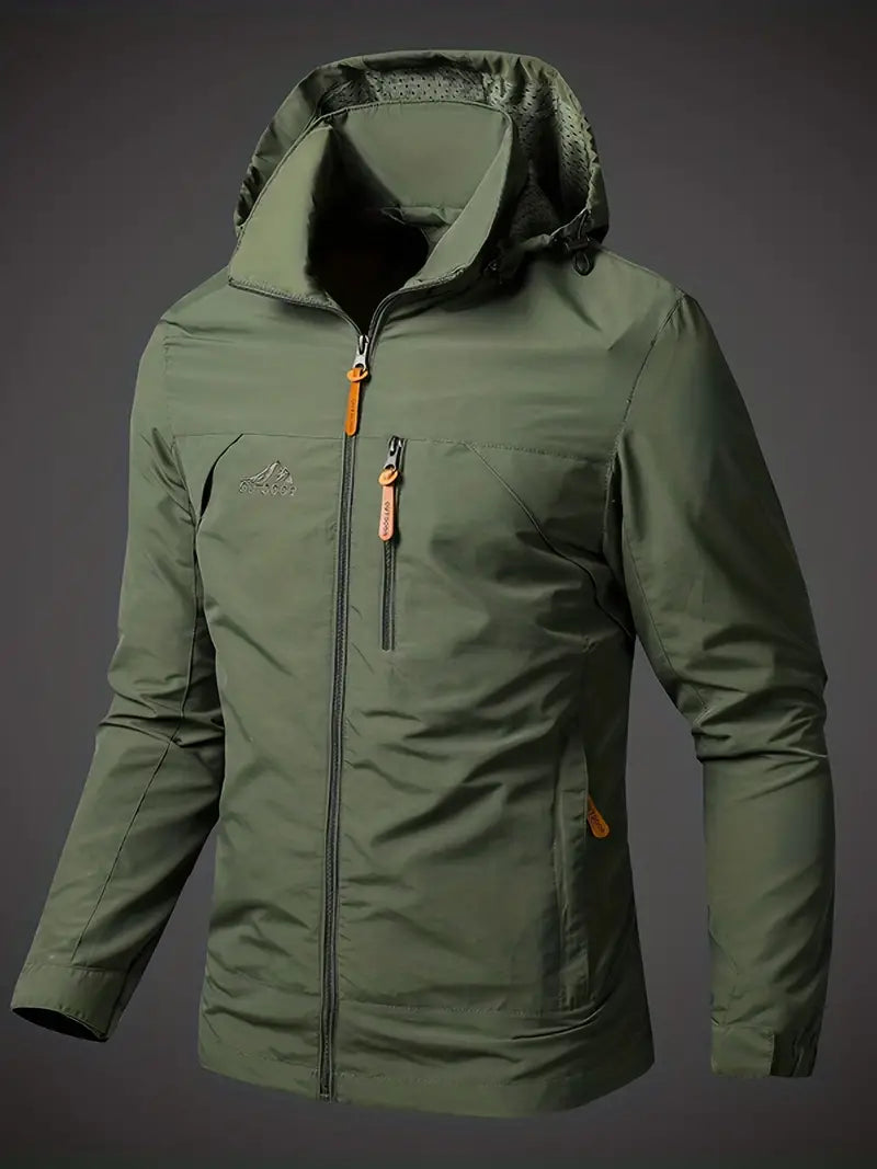 Waterproof Men's Breathable Windbreaker Jacket - BritishElegance