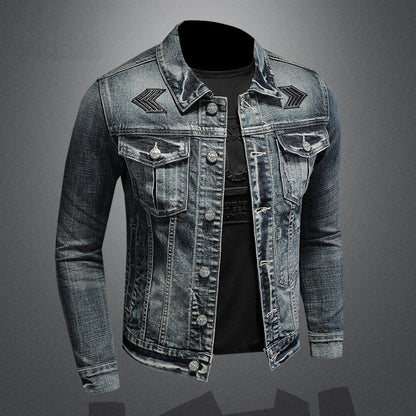 Cevori Black Stonewashed Denim Jacket
