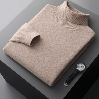 Rollneck Jumper - Smooth Knit & Stretch Neck Coverage