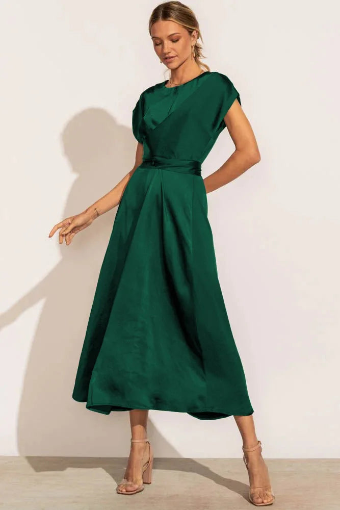Rosalie – Summer Short Sleeve Midi Dress