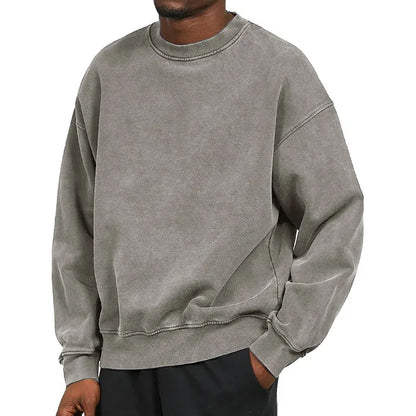Round Neck Sweater - Soft Knit Blend & Easy Layering